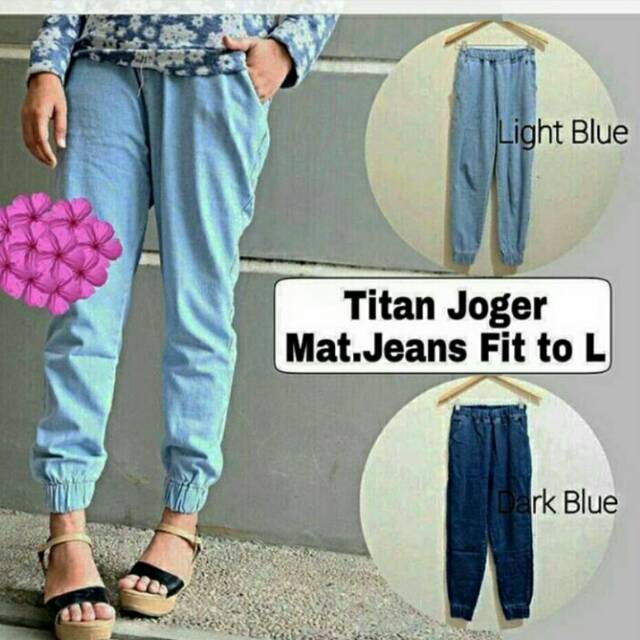 GROSIR SOLO CELANA  JEANS  JOGGER TITAN Shopee Indonesia