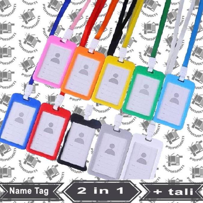

Ready stock] Name Tag + Tali ID Card Holder Larnyard