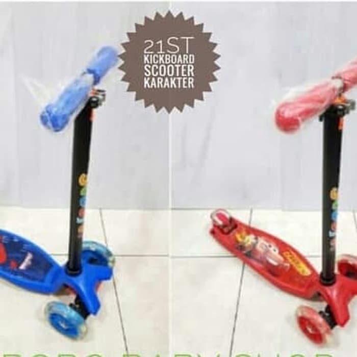 21st Kickboard Scooter MOTIF - Skuter Anak / Otoped Anak Roda 3