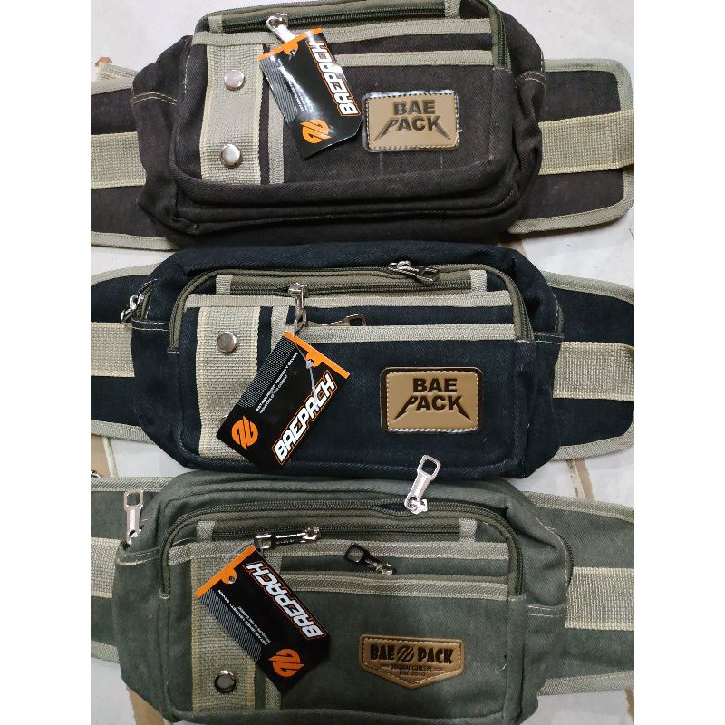 Tas Pinggang BAEPACK Kanvas (bisa cod)