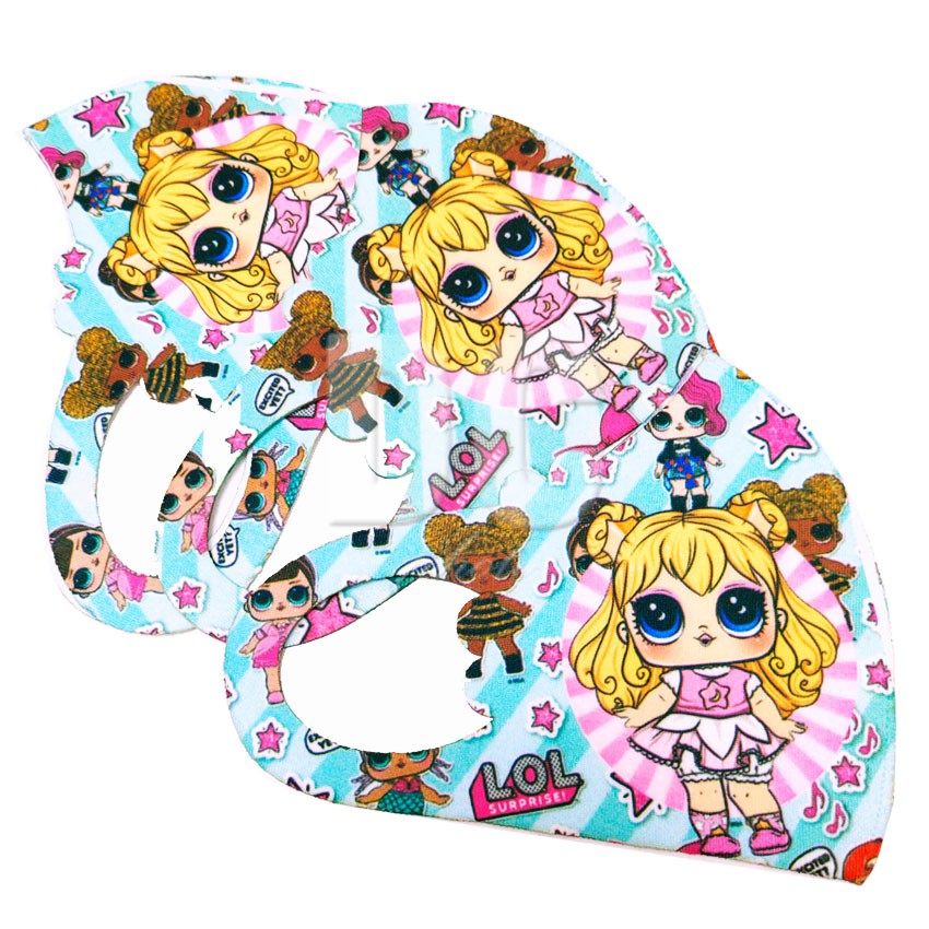 Masker Anak Kecil Scuba Premium Karakter Minnie - LOL - Little Pony (Bisa Pilih Motif)