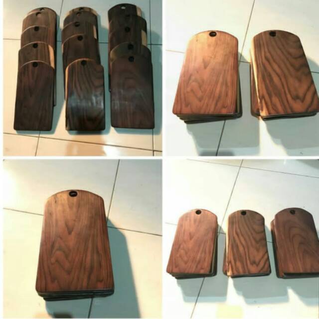 Talenan Kayu 34X19cm / Wooden Cutting Board Kayu Sonokeling / Sonokembang