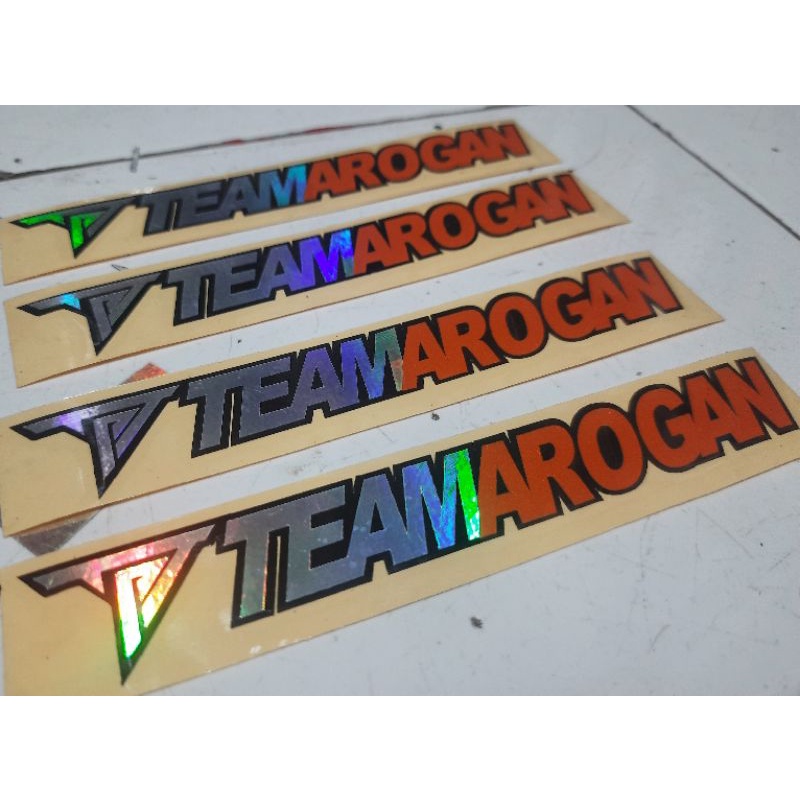 STICKER TEAM AROGAN STIKER TEAM AROGAN