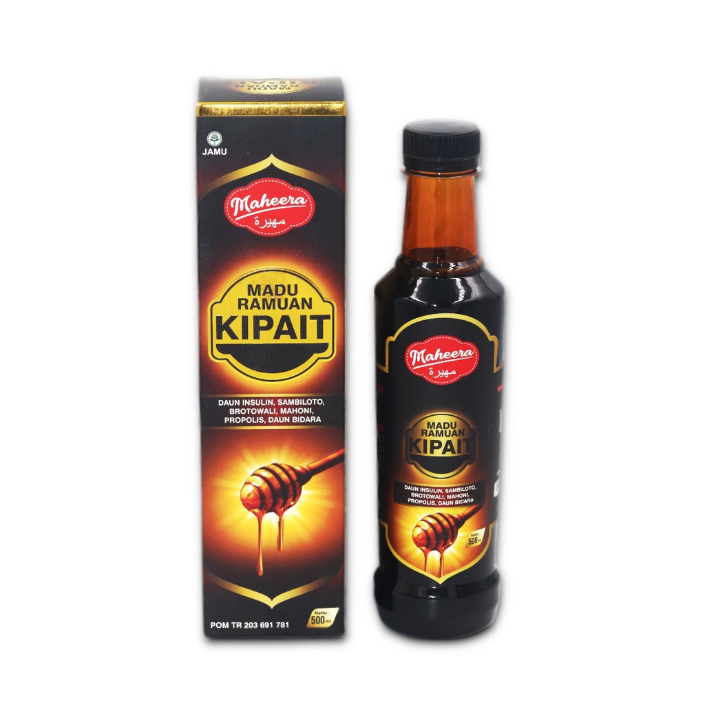 

Madu Hitam Pahit Kipait Maheera Ekstra Sambiloto - Madu Kipait Maheera