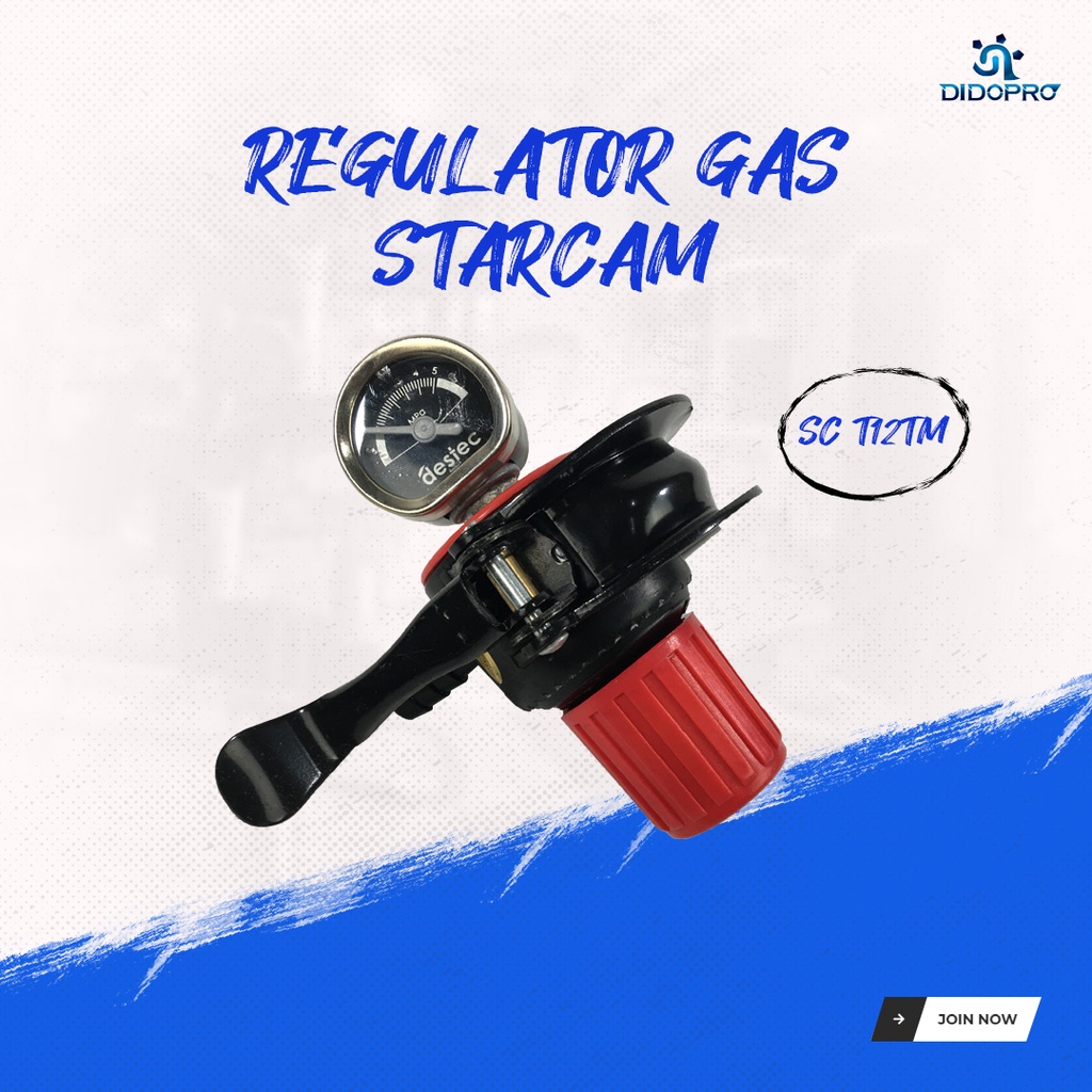 STARCAM SC-T12TM Regulator Gas TEKANAN TINGGI