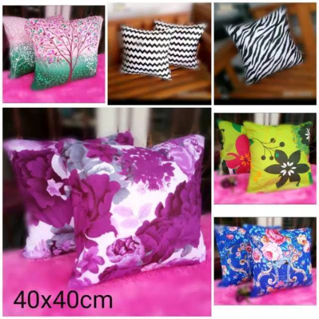 Sarung Bantal Kursi Sofa 40x40