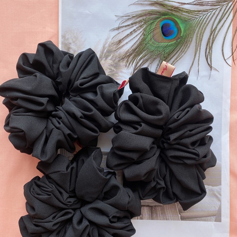 Nouri Avani - Scrunchie Ikat Rambut Jumbo Hijab Kunciran Cepol Jilbab Diamond Premium