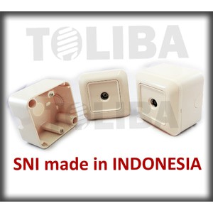 stopkontak stop kontak s/k tv antena outbow ob broco / stop kontak broco tv gracio broco sni