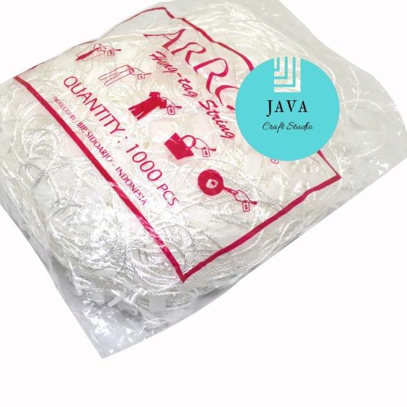 

☂ TALI HANG TAG NYLON PUTIH ISI 1000 PCS ♀