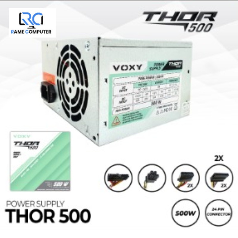 POWER SUPPLY VOXY 500 W / PSU KOMPUTER 500Watt / PSU VOXY THOR 500W