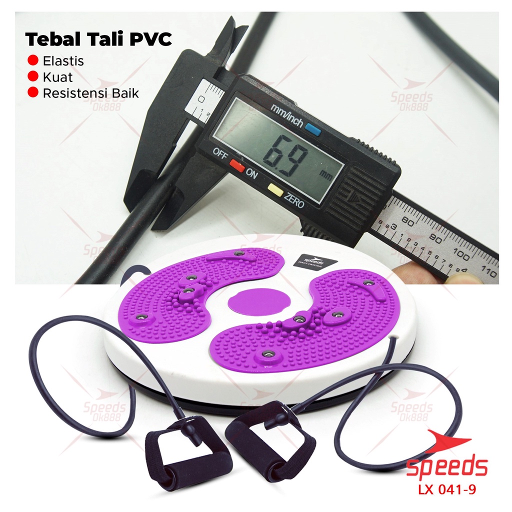 CUCI GUDANG SPEEDS Waist Twisting Magnetic Alat Olahraga Pengecil Perut Alat Olahraga Putar