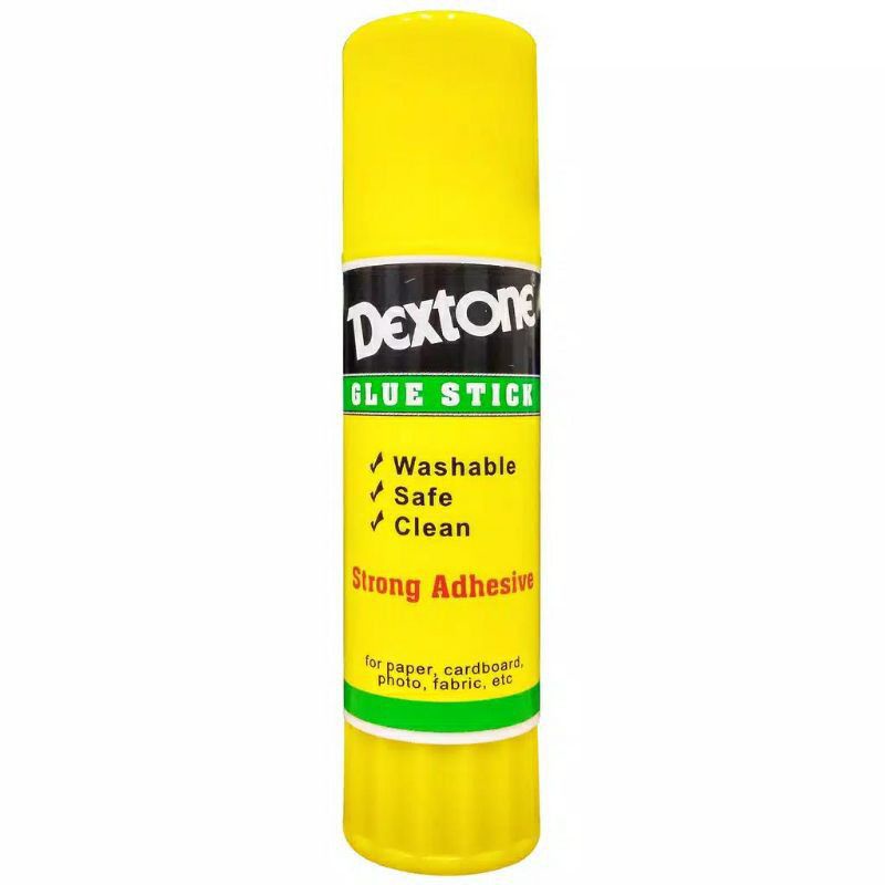 Lem Kertas Dextone Glue Stick 15gr Washable Safe Clean Aman Untuk Anak