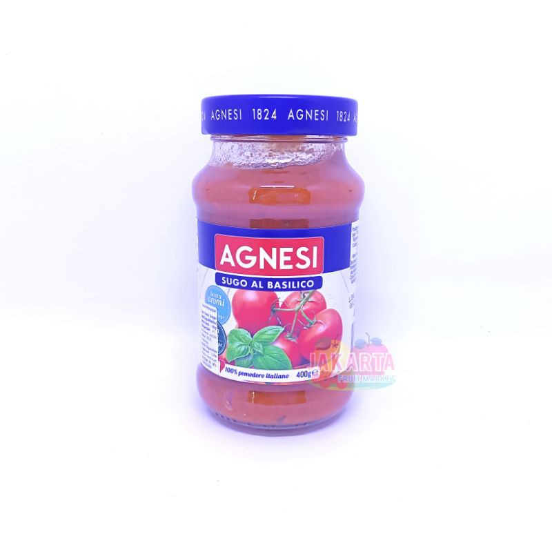 

(SAUS) AGNESI BASILICO SAUCE 400G