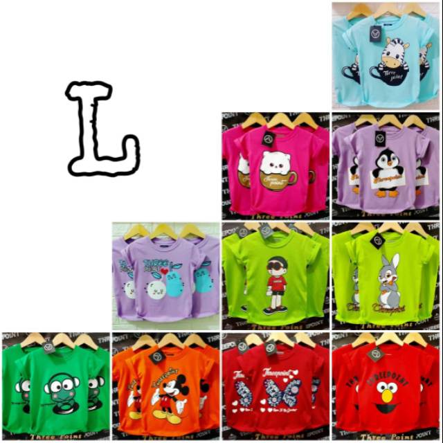 Kaos anak three point distro