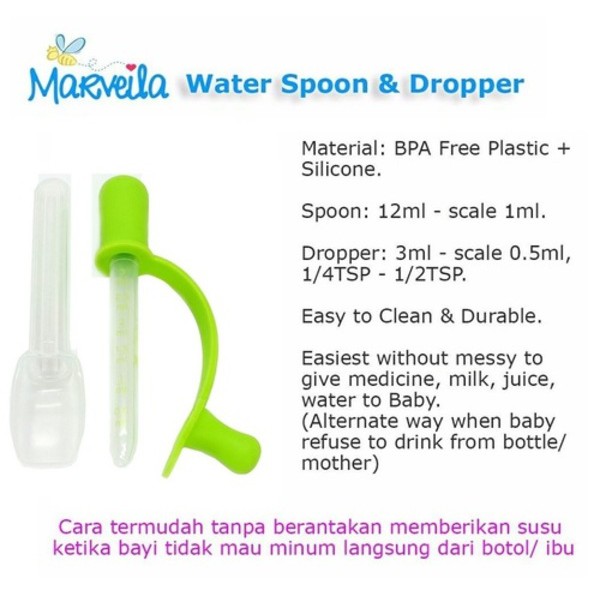 Marveila Water Spoon &amp; Dropper