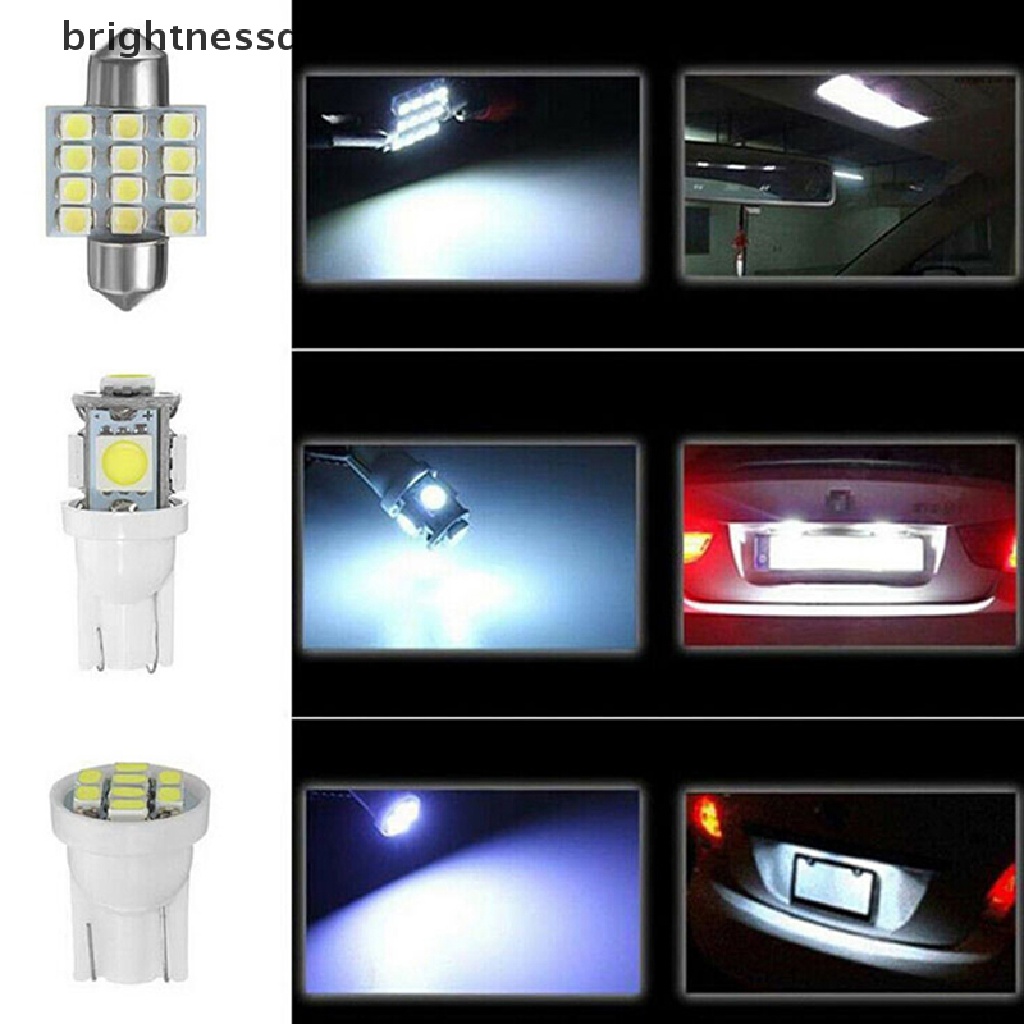 13pcs Lampu Led 12v Untuk Plat Nomor Mobil