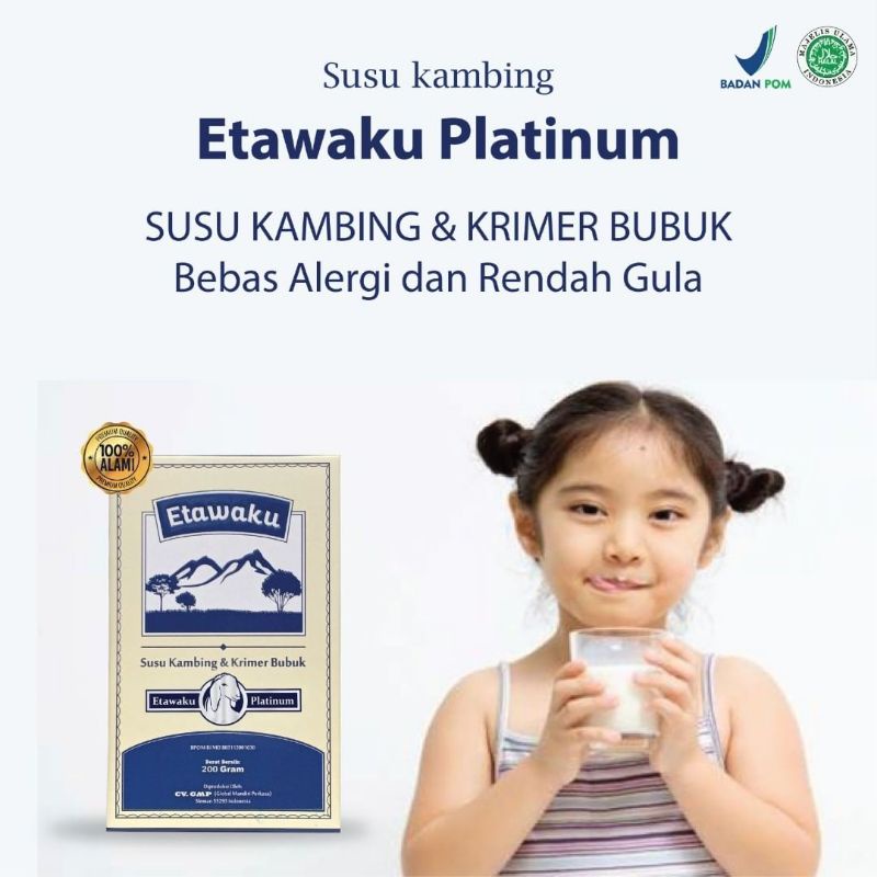 

Susu Kambing Bubuk Etawaku Platinum (2 Box)