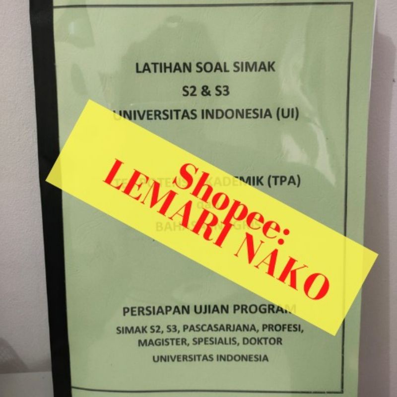 BARU Soal latihan SIMAK S2 UI Pascasarjana Universitas Indonesia 2022 TPA B inggris SIMAK UI S2