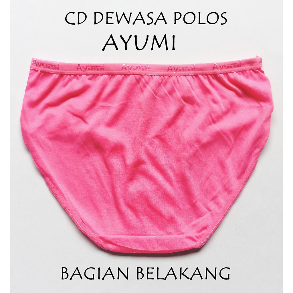 Celana Dalam Wanita Polos AYUMI (Uk M - XXXL)