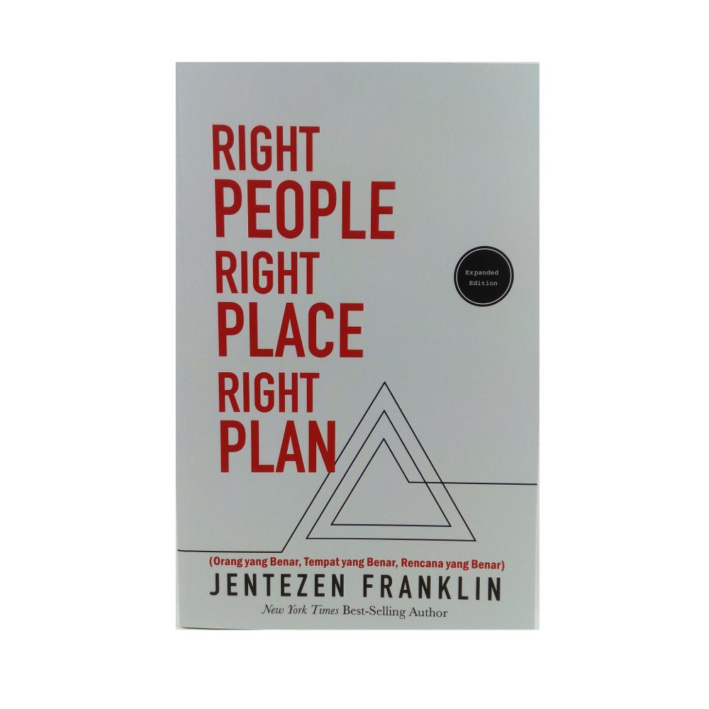 Buku Right People Right Place Right Plan - Jentezen Franklin