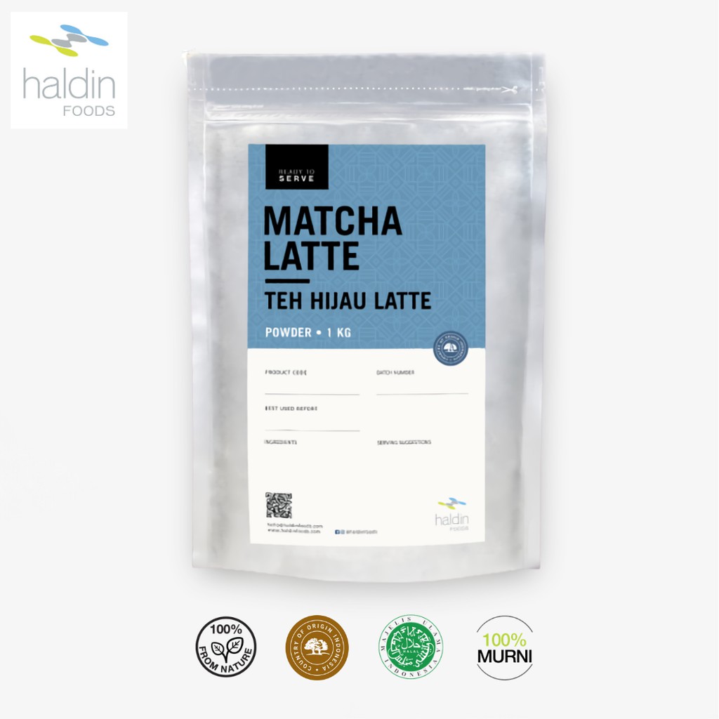 Jual Haldinfoods Matcha Latte Bubuk Matcha Latte Powder Kg