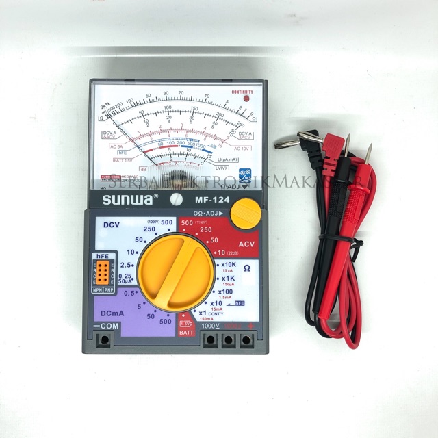 Multi Tester Avometer Multimeter Analog Sunwa MF-124