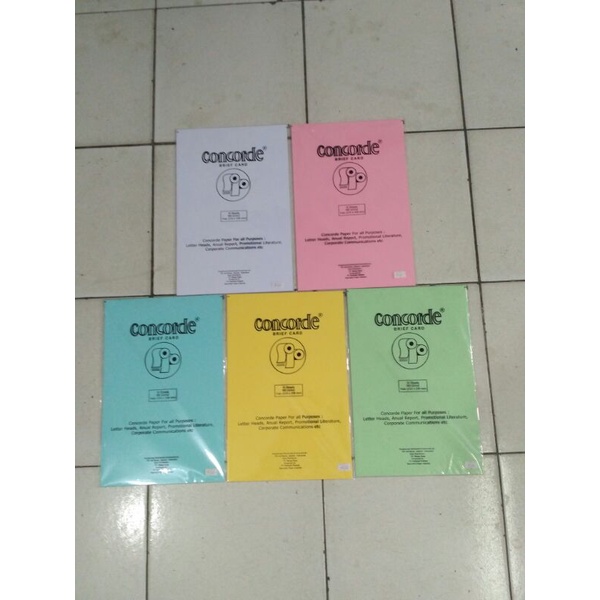 

Concorde Folio 160 gram - Pack isi 10 sheets.