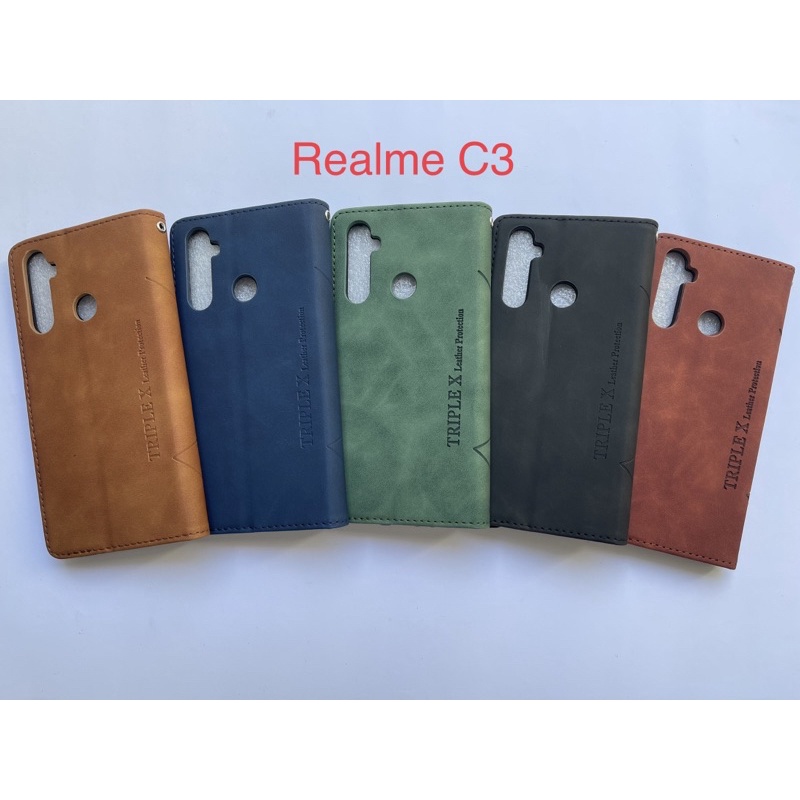 Flip Realme3/Realme3pro/Realme C2/Realme C3/Realme7/Realme7i/Realme7pro/Realme8