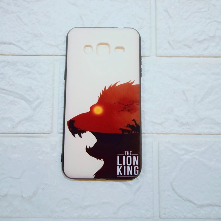 Case Handphone Samsung J3 Motif Kartun Lion King Realpict