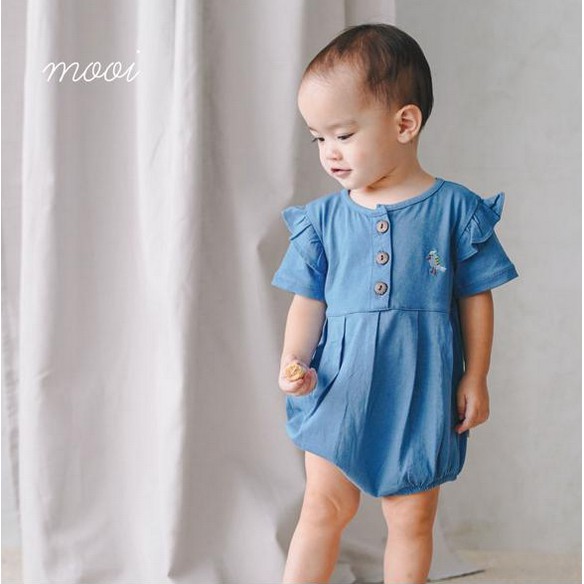 AMBYAR Last Stock MOOI ROMPER RUFFLE / NARA ROMPER ROMPER BAYI JUMPSUIT FASHION ANAK BAYI PEREMPUAN 0-24 BULAN S23