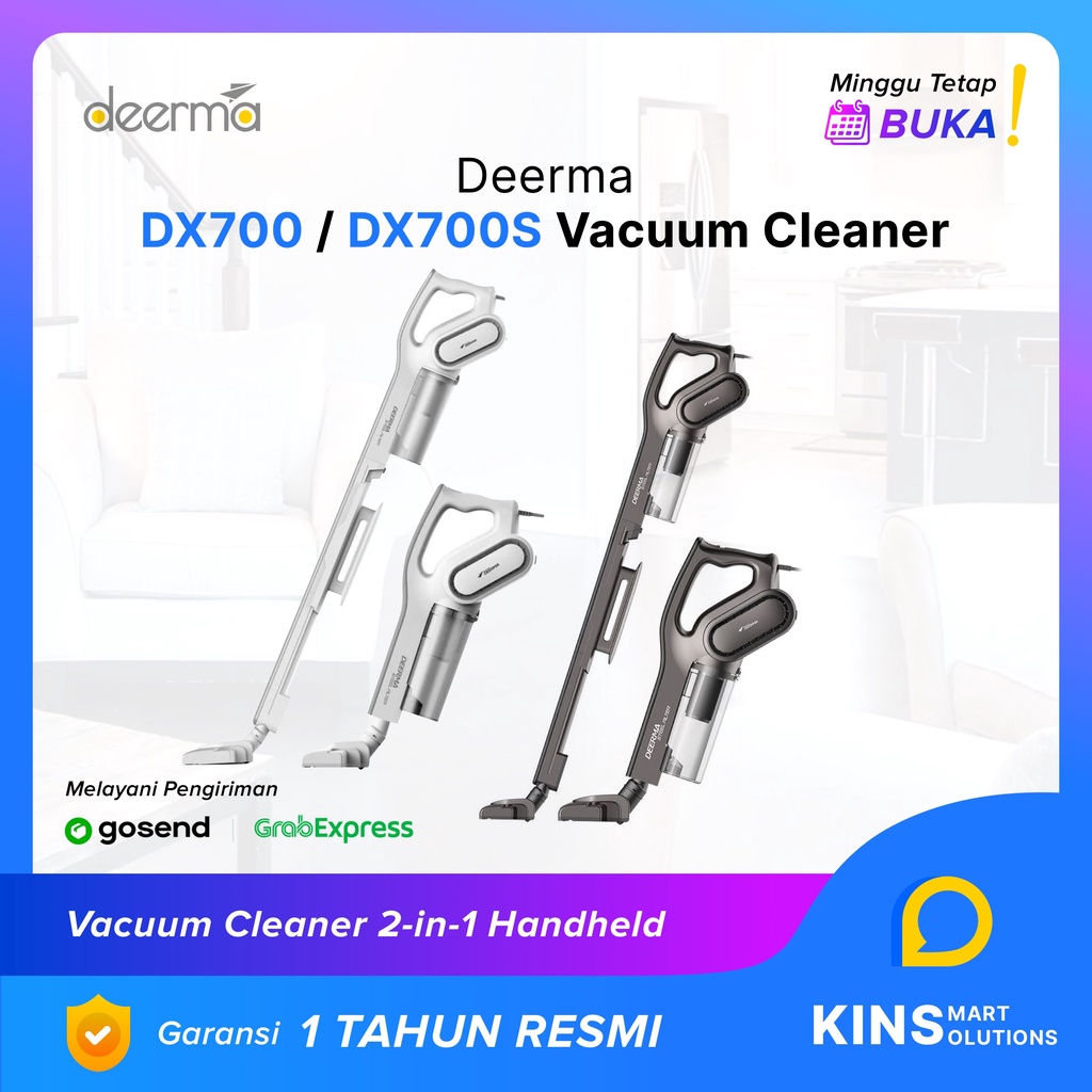 DEERMA DX700 DX700S Vacuum Cleaner 2in1 Handheld Penyedot Debu Rumah Garansi Resmi