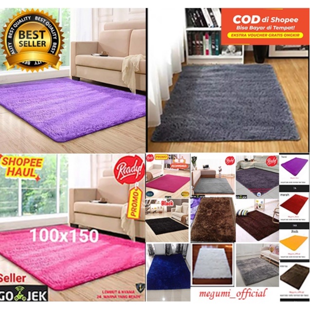 Karpet bulu 100x150x2cm polyfoam