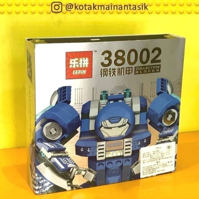 LEPIN 38002 - Iron Man Hulkbuster MK38 + 8 mf Flash Sale