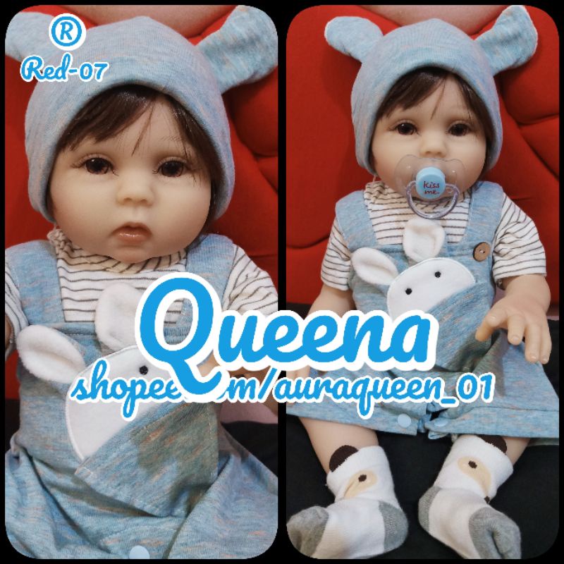 Reborn doll 19 Inch Reborn Baby Doll Realistic Full Silicone Body Bebe Reborn Menina Waterproof
