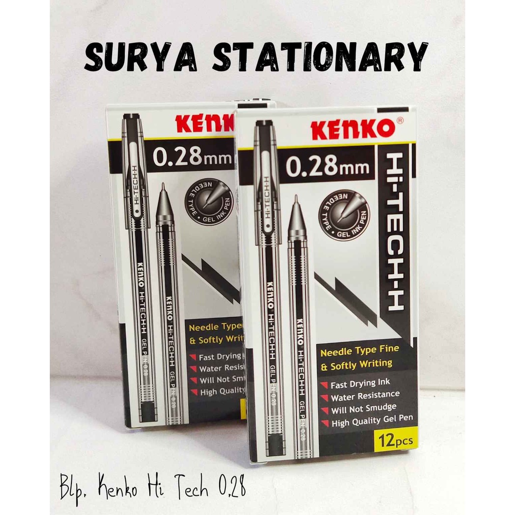 

(PAK) Pulpen Kenko Hi Tech 0.28 mm/ Bolpoin Hi Tech Kenko 0.28 mm