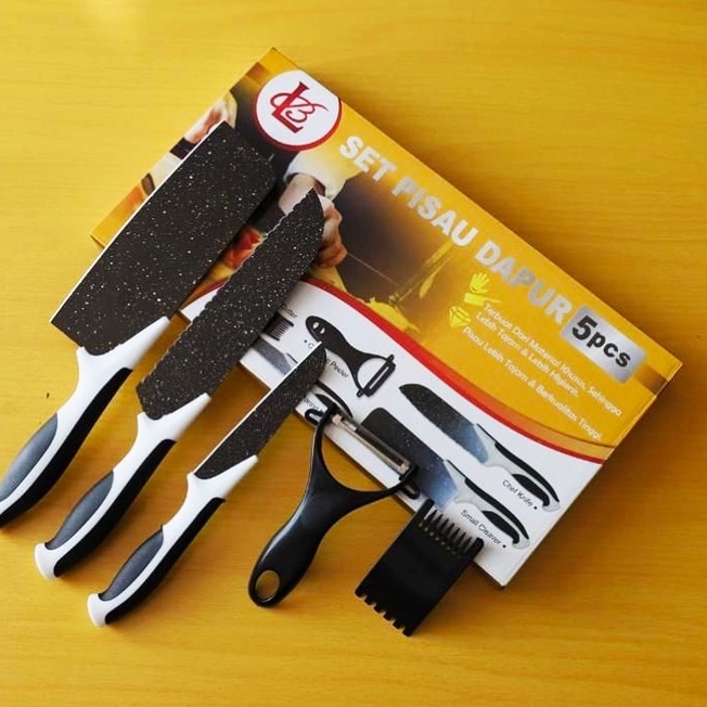 Pisau set stainless - Pisau set dapur