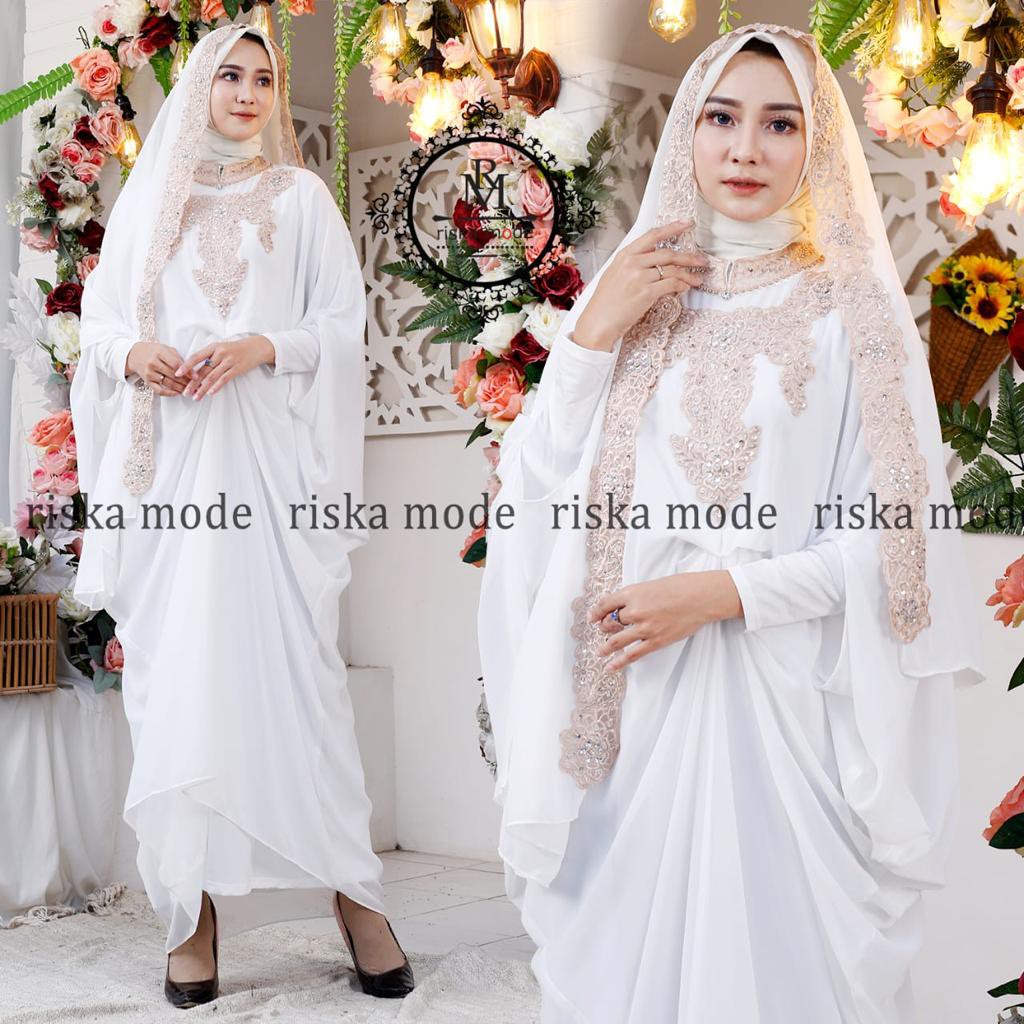Kaftan abaya ori riska mode