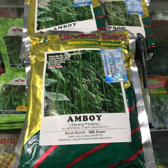 

Benih Kacang Panjang Amboy 500 gr (kemasan pabrik)