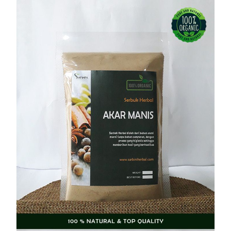 

Bubuk Akar Manis 500 gram 100% tanpa bahan Campuran dan dijamin Murni / Serbuk Akar Manis 500 Gram