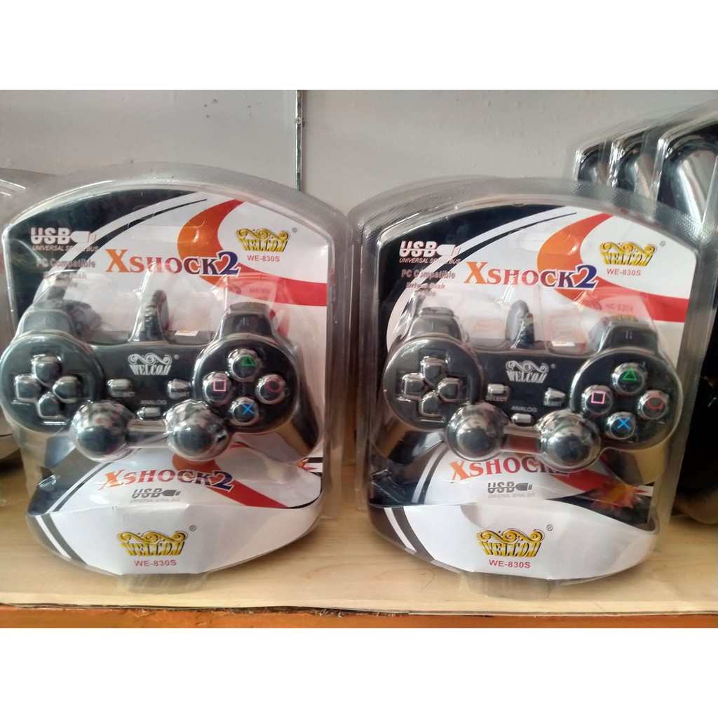Stick Gamepad Single Dual X Shock 2 Controller USB - WLC-WE-830S