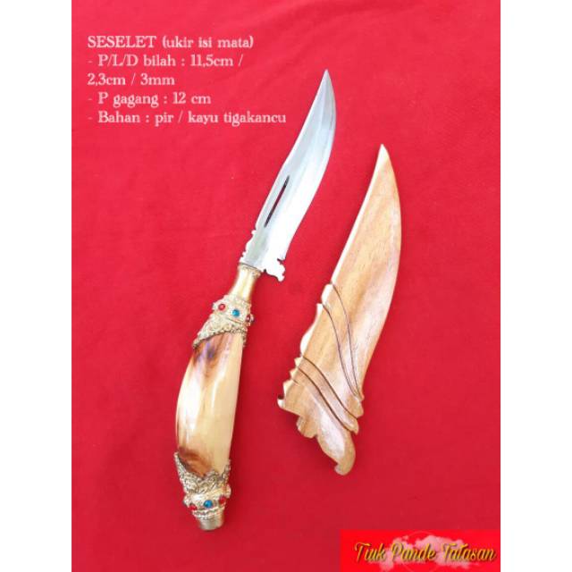Seselet / mutik ukir soca
