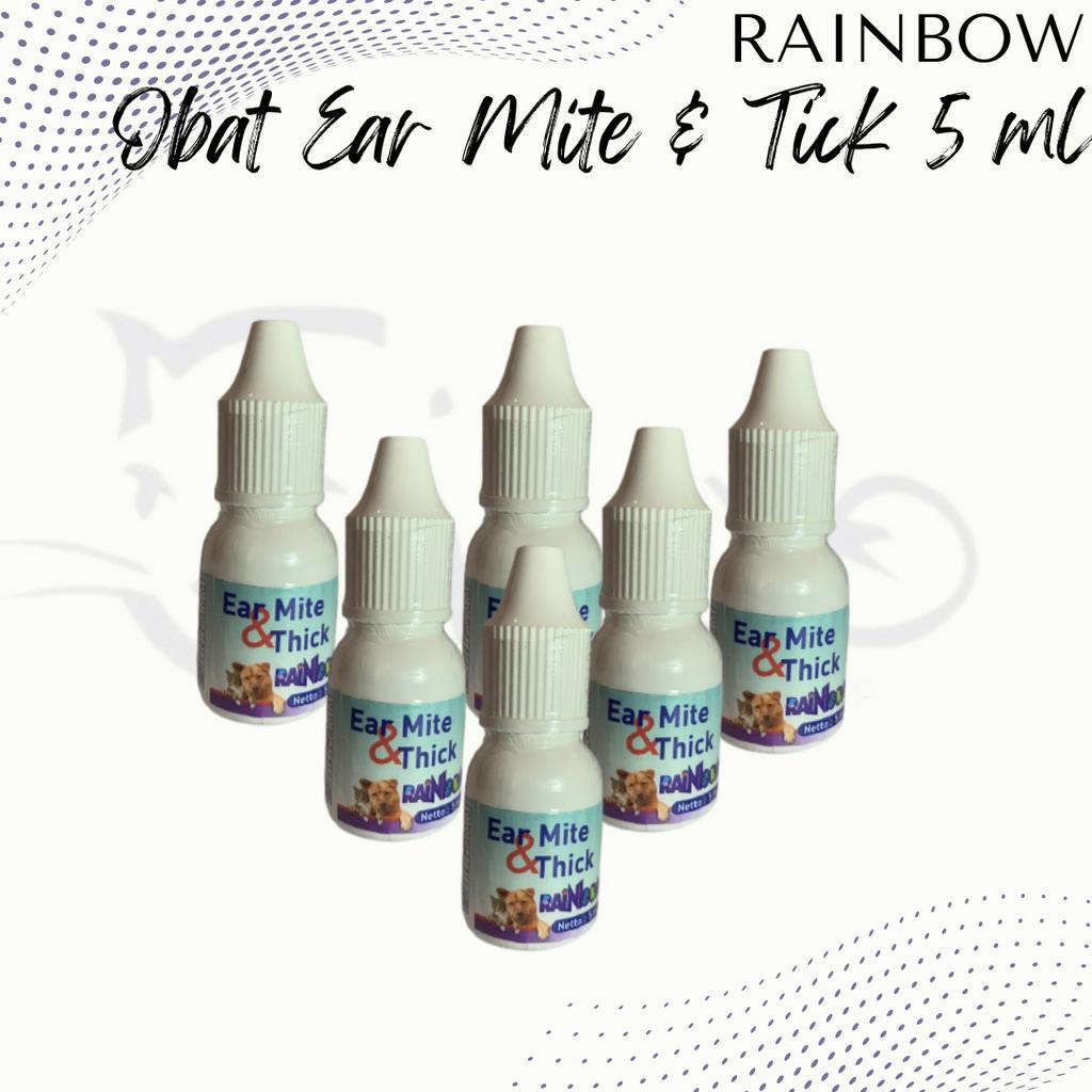 Rainbow Ear mite &amp; Tick /kucing/anjing