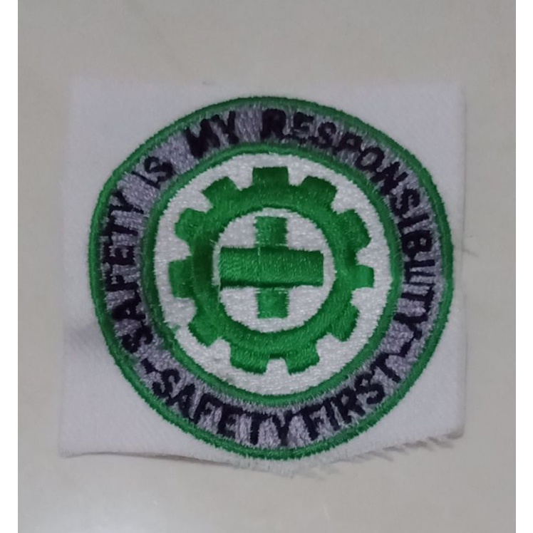 bet bordir logo K3/ safety first