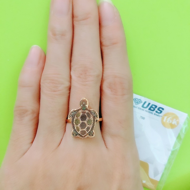 Cincin Edelweiss Helcia Kura Hitam UBS 700/16k