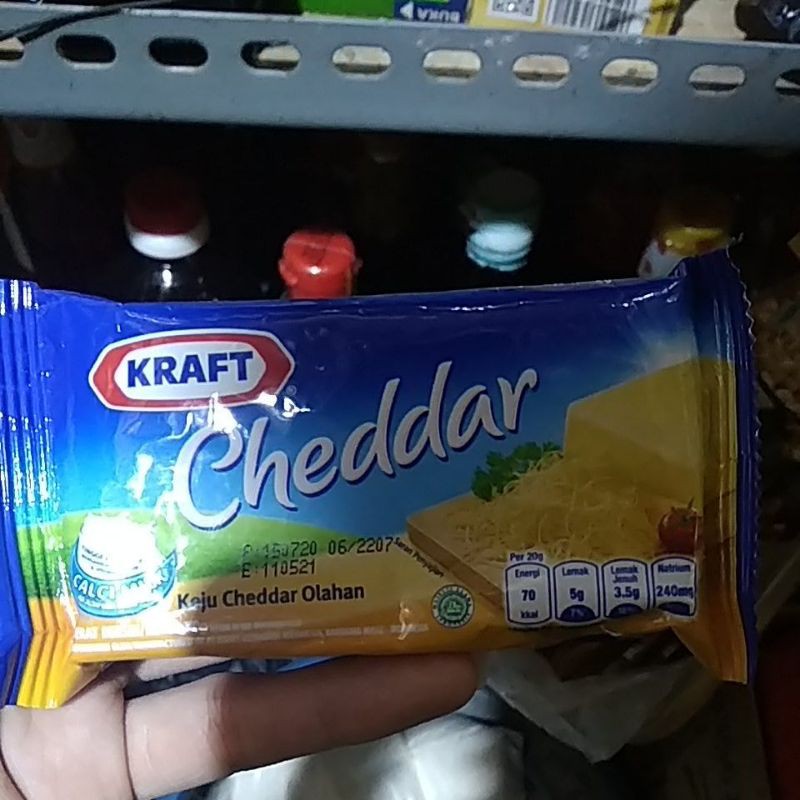 Keju Kraft Cheddar 70gr