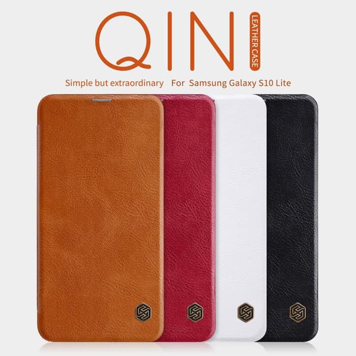 Flip Cover SAMSUNG Galaxy S10e Nillkin Qin Leather Flip Hard Case Original