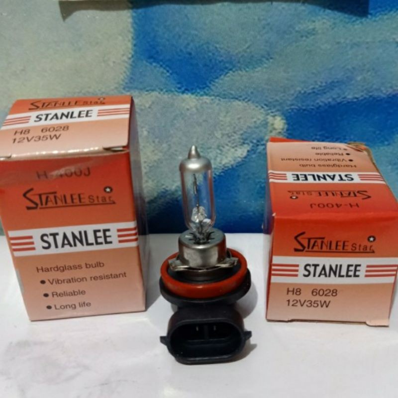 LAZANDA  Lampu Bohlam Halogen Stanlee Star H8 12V - 35W (6028)