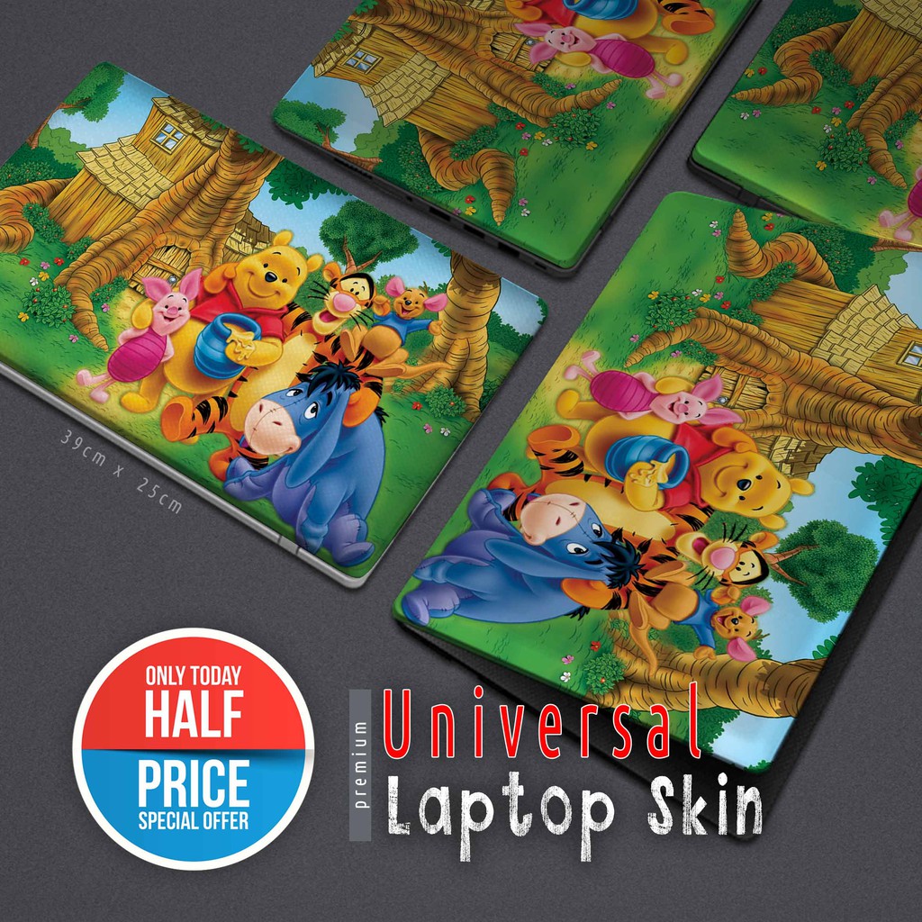 Skin | Bazel | Palmrest | Garskin Laptop Full Body | Winie The Pooh