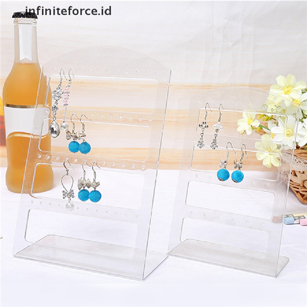 Stand Holder Display Perhiasan Anting Bentuk L