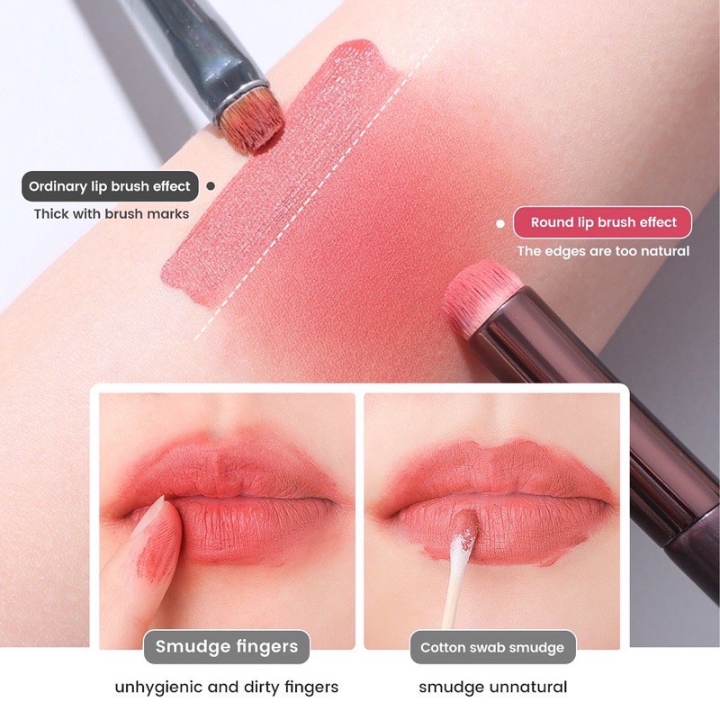 Super Soft Lipstick Matte Smudge Brushes Kumo Mini Makeup Brushes Round Precision Concealer Brush Fingertip Makeup Brush Tools